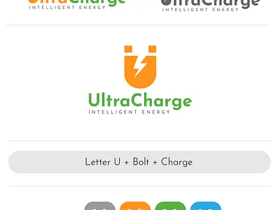 Intelligent Energy Logo Charge graphic design logo