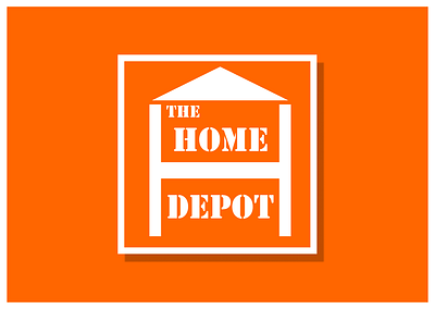 Home Depot Logo Redesign branding design home home depot icon logo logo design logo redesign logos redesign ui ux