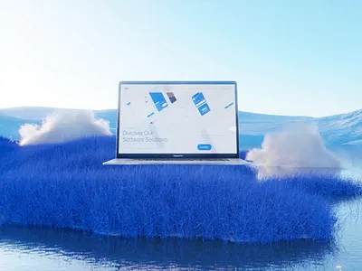 Business Management Platform advertising agency blue brand card concept corporate creative figma homepage interface minimal modern ui uiux ux web webdesign website website design