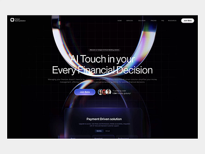 Fampal Banking Solution Landing page 3d landing page bank landing page bank website banking banking website dashboard finance landing page finance solution financial fintech landing page fintech web fintech website minimal payment payment landing page solution website design