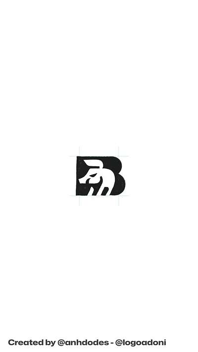 Letter B Boar animal typography logo for sale 3d anhdodes animation boar logo branding design graphic design illustration letter b logo logo logo design logo designer logodesign minimalist logo minimalist logo design motion graphics ui