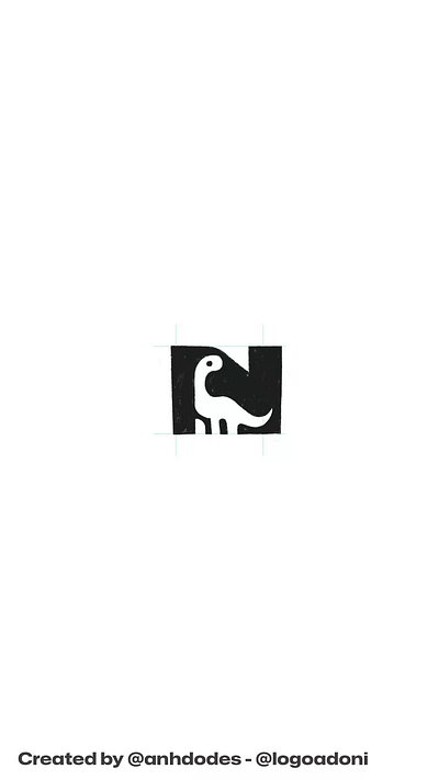 Letter N dinosaur primal animal typography logo for sale 3d anhdodes animation branding design dinosaur logo graphic design illustration letter n logo logo logo design logo designer logodesign minimalist logo minimalist logo design motion graphics ui