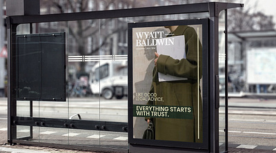 Wyatt & Baldwin Law Firm app branding design graphic design illustration logo typography ui vector