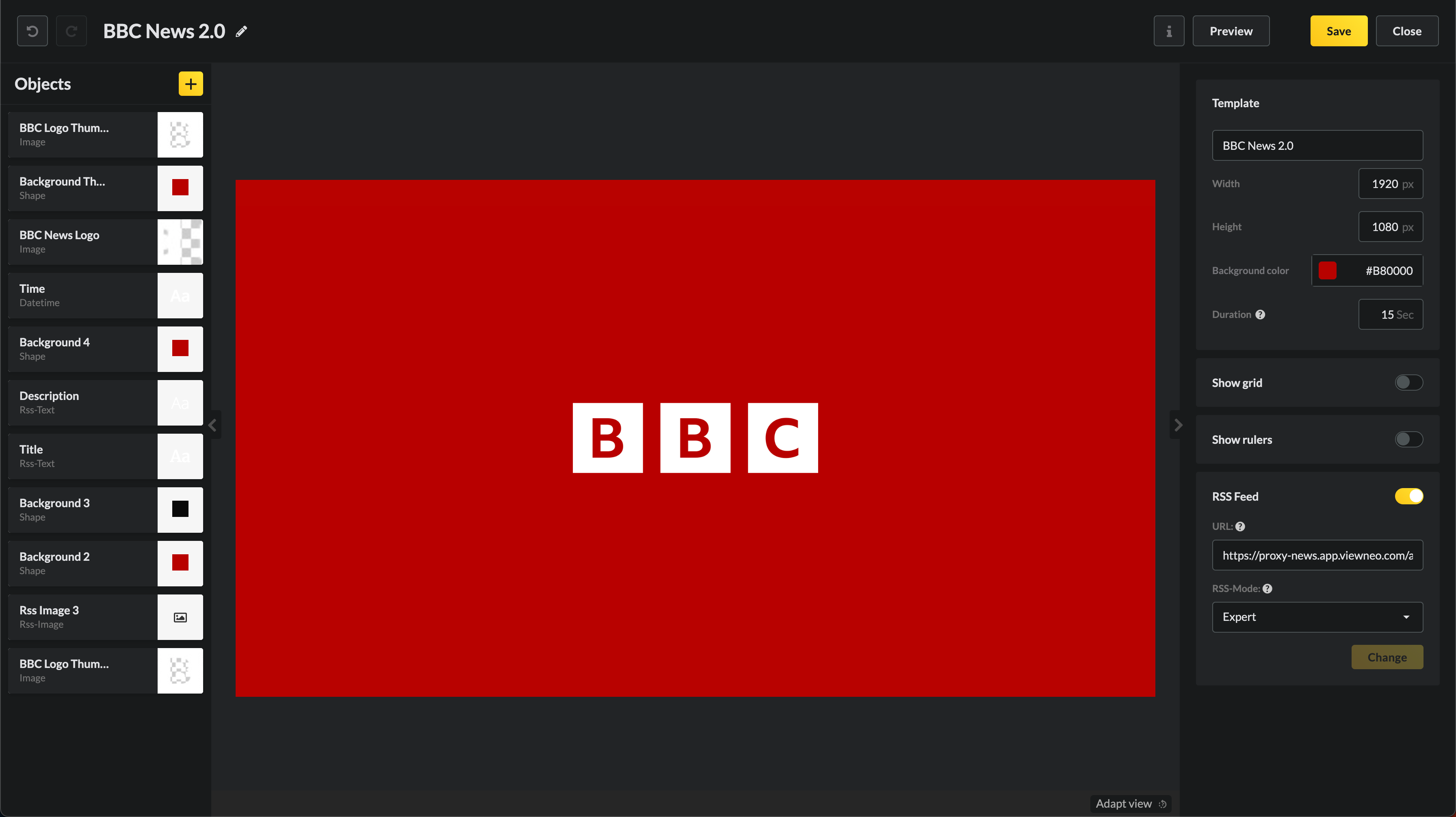 viewneo Template Designer animation animation editor design editor figma flat minimal responsive ui ux