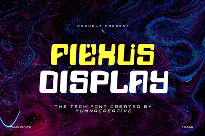 Fiexus - Tech Display Font ai apps display font future futuristic intelligence mecha mobile modern new robot robotic tech techno technology typeface ui unique web