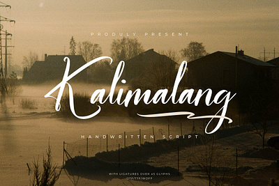 Kalimalang | Handwritten Script branding handwritten font modern calligraphy script font