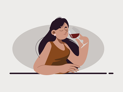 illustration wine branding illustration