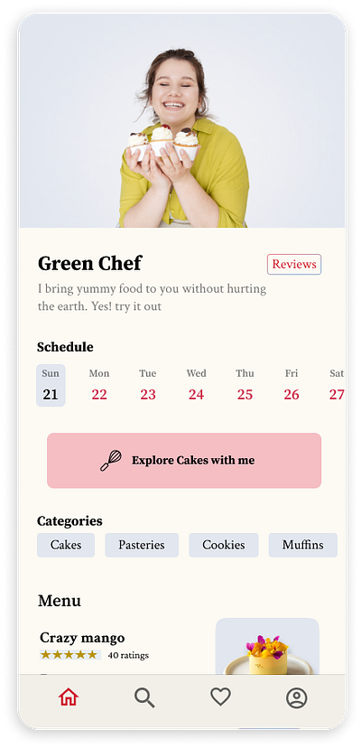 Baker Profile Page