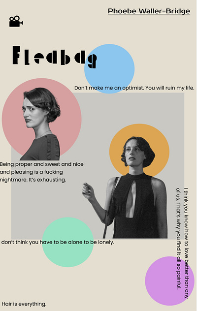 fleabag graphic design