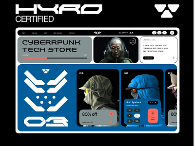 Cyberpunk store concept cyberpunk design futurism graphic design land landig page minimalism store ui wear киберпанк