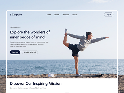 Zenpoint - Yoga Appointment appointment figma framer health healthcare healthy landing page meditation meditation website mental mental health mindfulness minimalist realibitation webflow wellness yoga yoga appointment yoga landing page yoga session
