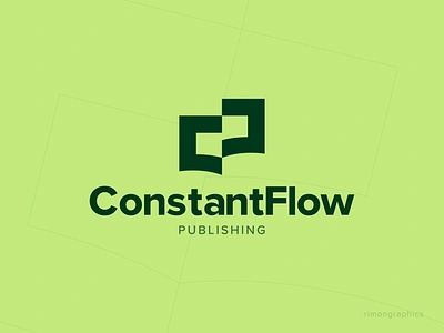 ConstantFlow Publishing - Logo Design app design b2b brand book branding brand strategy brewery branding constantflow logo design a logo fiverr logo design graphic design graphics design trends letter logo logo design logomark logotrends mobile application primitive art rimongraphics sports branding ux design visual identity