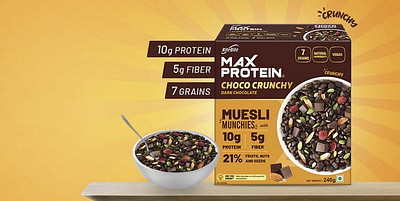 Max Protein branding graphic design ui