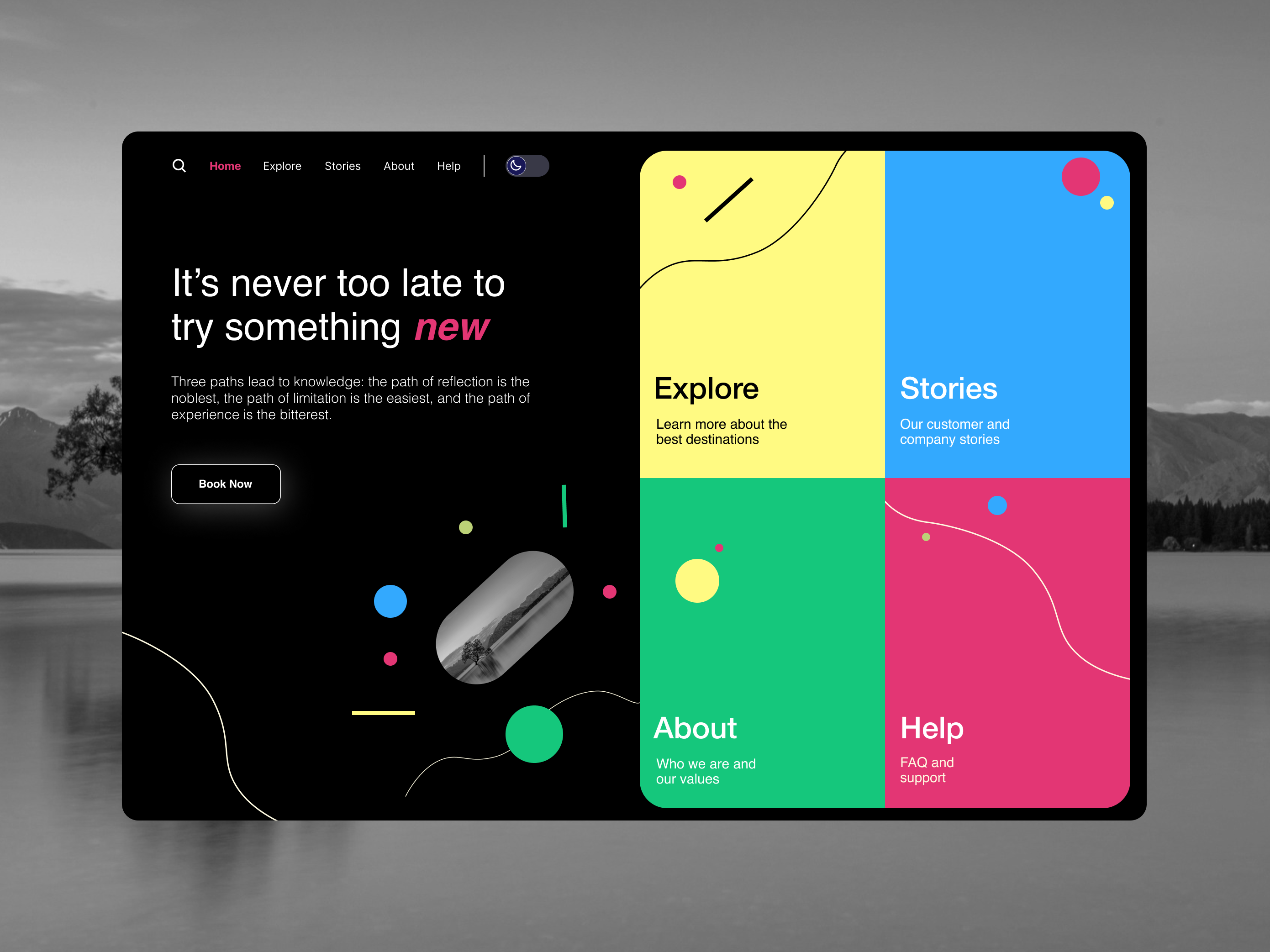 Example of Rad Mockups Practice - with my own spin ✨