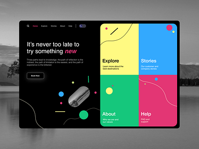 Rad Mockups Practice - with my own spin ✨ design figma homepage interface design product design ui ui design ux ux design web design website design