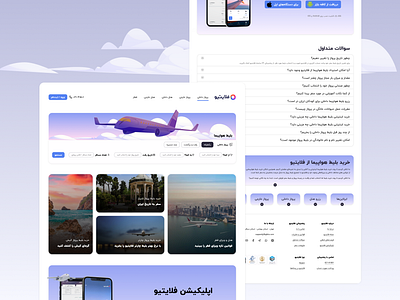 Tourism Website design ui website