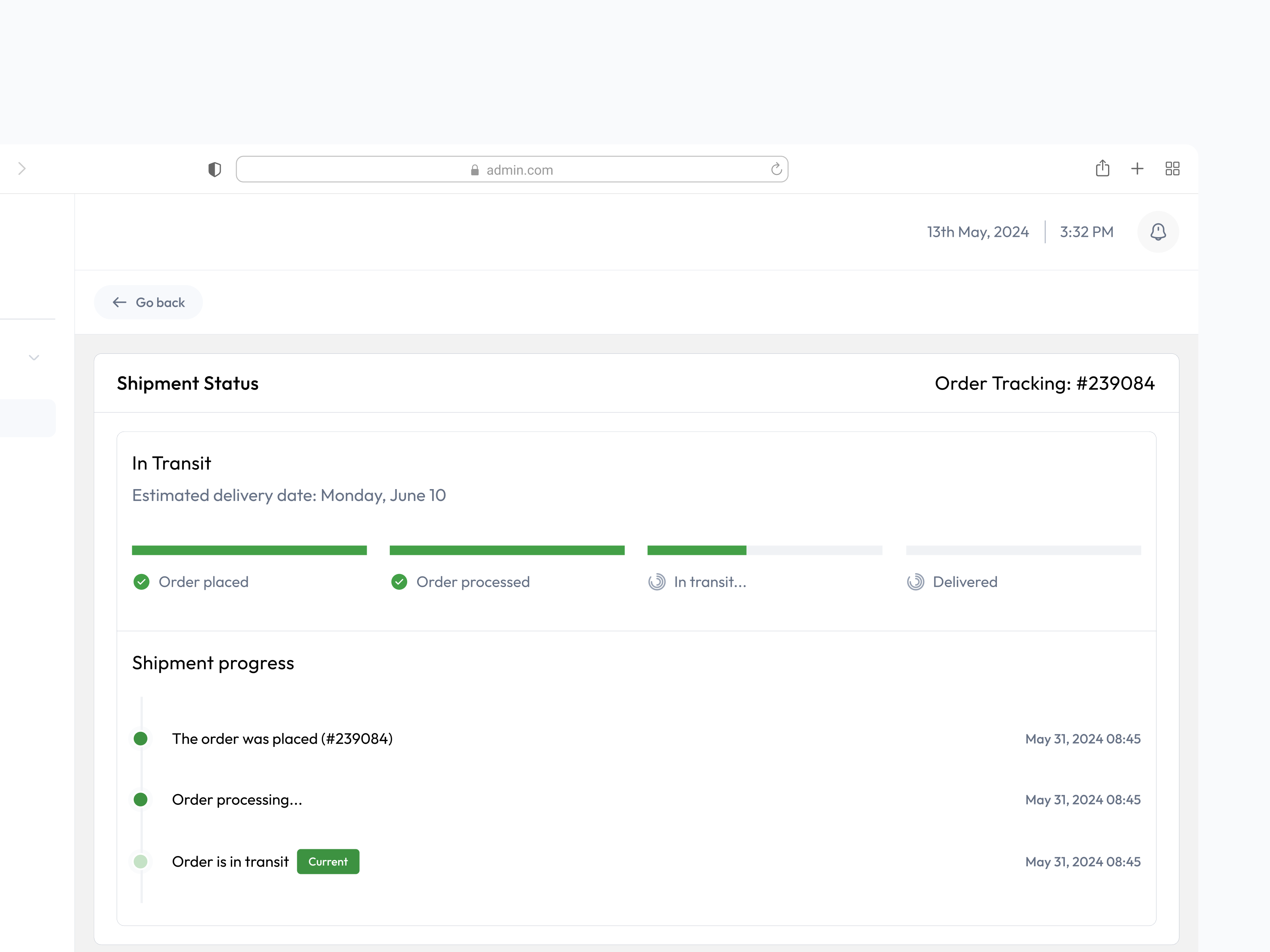 Example of Dashboard & Web App Design