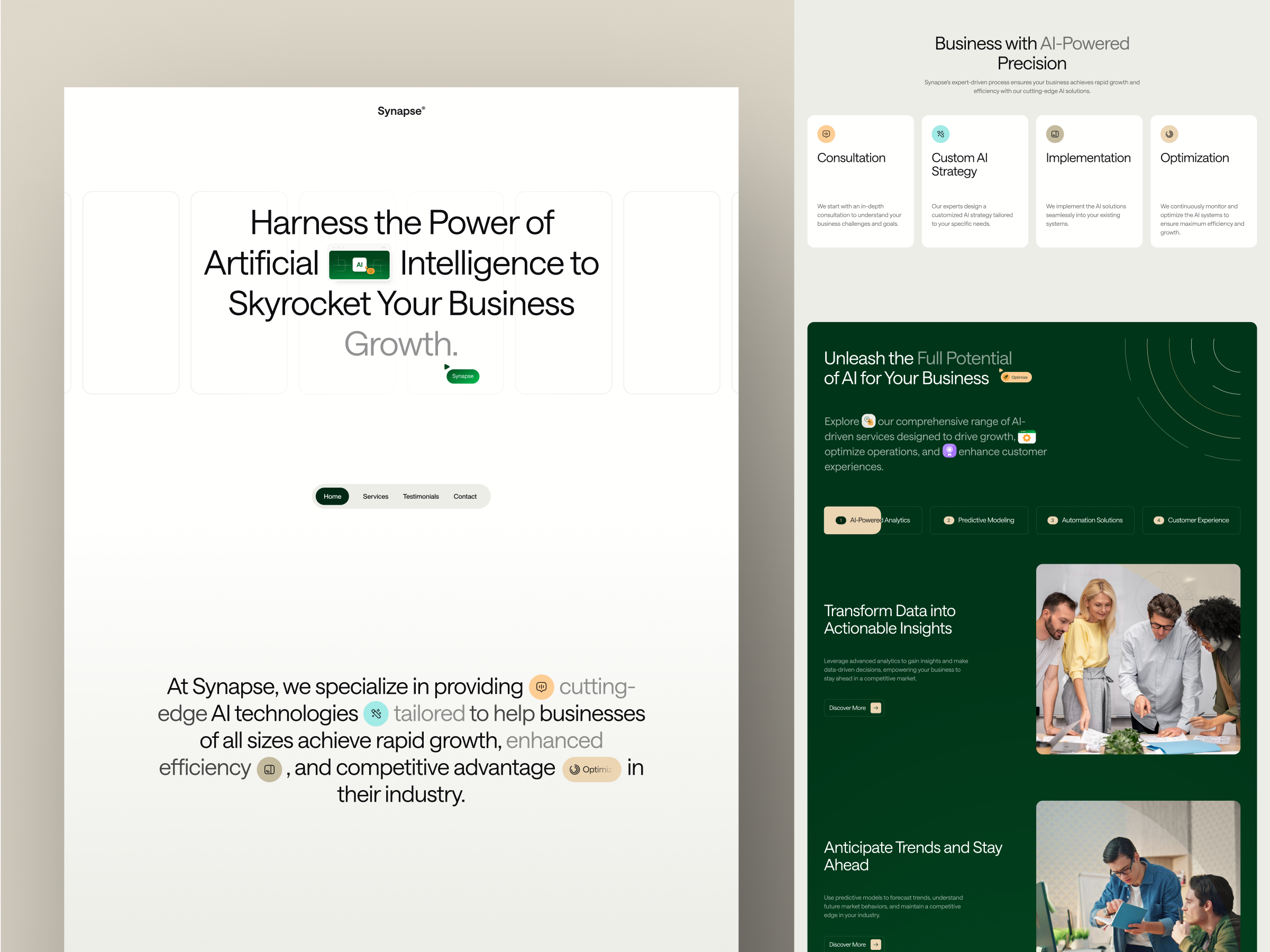 Example of Awesome Landing Page Design