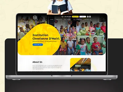 ICDH Webiste animation branding graphic design logo motion graphics ui