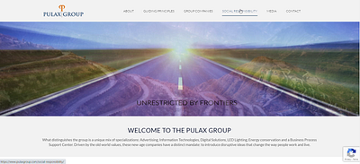 Pulax Group Website Designing branding design digital agency graphic design illustration typography ui website designing website development
