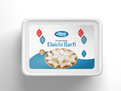 Saras Dairy Elaichi and Kesar Peda Box Design barfi sweets box box box design branding indian sweets kaser peda box label design logo design packaging pouch design product design sweet box