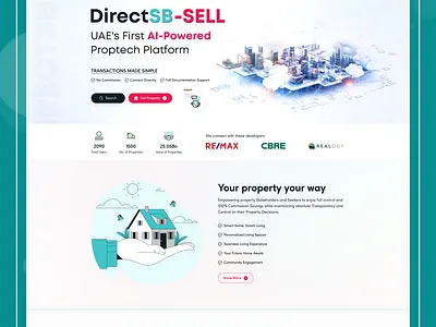 DirectSB Website 3d animation branding graphic design logo ui