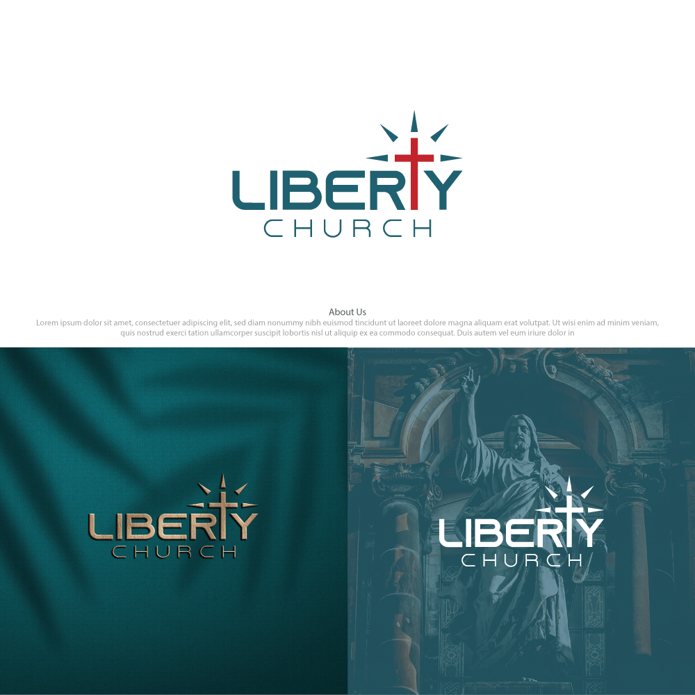 Church logo design for Liberty brandguidelines branding brandingdesign church churchbranding churchforliberty churchlogo churchlogoforliberty graphic design illustration libertylogo logo logodesign logodesignforliberty