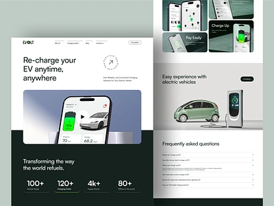 EV Charging Website Landing Page alternative energy car landing page charging station charging station finder app electric car electric car app electric car landing page ev charger ev charging ev charging app ev charging station app ev charging station finder app landing page minimalist startup tesla web design websitedesign