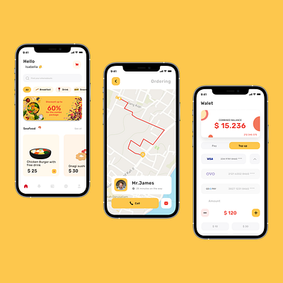 FastFeast - Food App UI app prototype customizable orders digital menu fast food app figma design food app ui food delivery loyalty program mobile app design mobile ui order tracking restaurant app ui uiux design user experience user interface