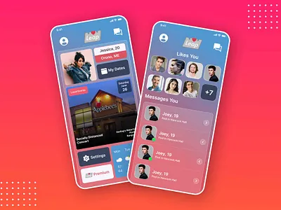 Leap- MobileApp 3d animation branding graphic design logo motion graphics ui