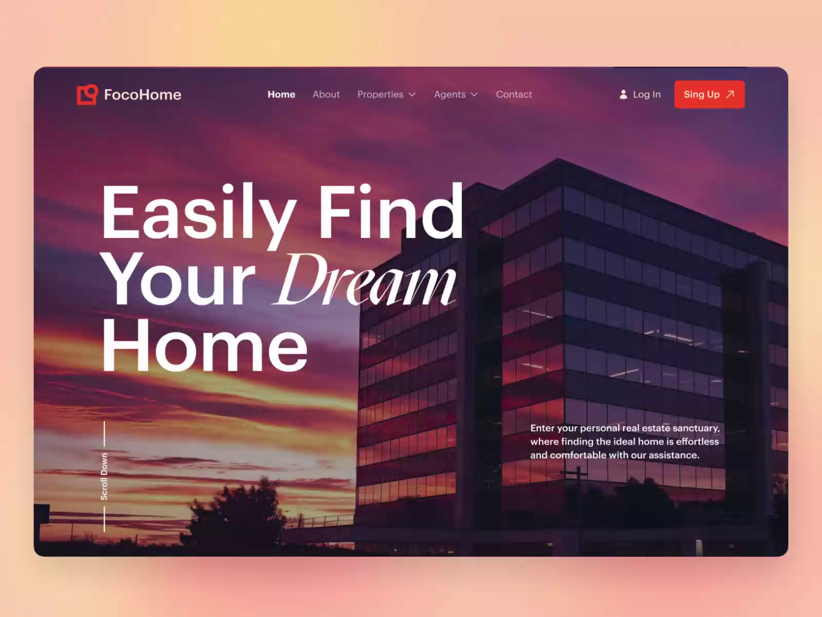 Example of Property Management App Design