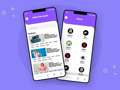 Glitch Life Deals 3d animation branding graphic design logo motion graphics ui