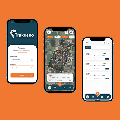 Animal Tracking App UI animal monitoring animal tracking app app design community collaboration environmental tech farm management ui farm tracking ui gps tracking mobile app design notification system offline mode real time tracking smart farming species database uiux design user onboarding wildlife conservation wildlife diary wildlife tracker