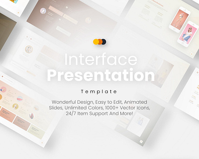 Interface Presentation Template branding marketing ui ui ux style