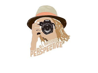 All Matter of Perspective design graphic design illustration realistic typography