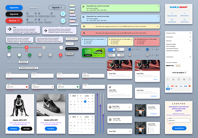 Champion Design System - Innovasport brand component components design design system elements flat ui ux