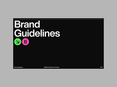 Brand Guidelines FFTC animation brand brand guidelines brand identity branding deck helvetica identity layout logo presentation design typography