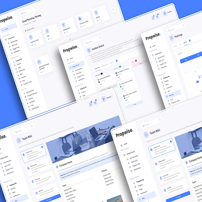 Propwise - Kanban Board UI agile methodology analytics dashboard customizable columns dashboard design drag and drop ui figma ui design kanban board kanban tool productivity app productivity tool project dashboard project management project planning real time updates task management task organizer task tracker team collaboration team workflow uxui design