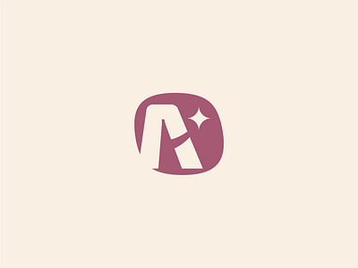 A + Star Logo a branding company concept graphic design logo modern simple star