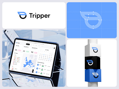 Branding for Travel Platform aviation brand identity branding logo logo design platform saas trip visual
