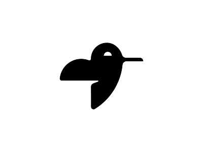 Hummingbird logo mark animal bird branding cute design for sale unused buy hummingbird icon illustration logo logodesign minimal