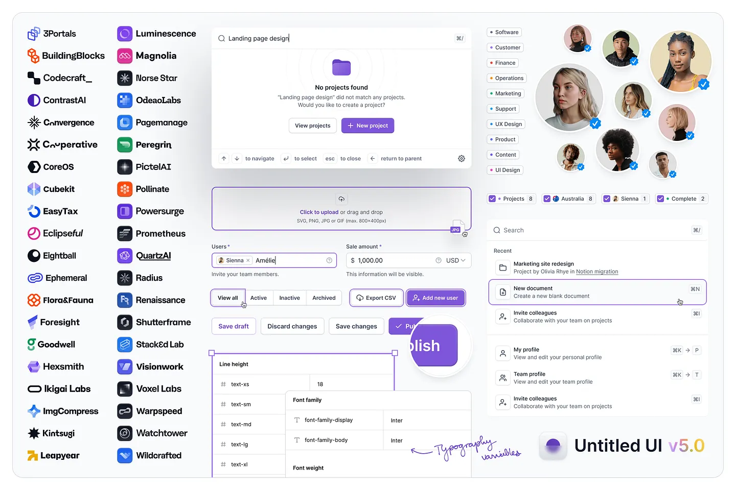 Resource Library UI: Streamlined Design for Efficient Project Management