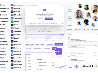 Untitled UI v5.0 component library components design system figma design system figma ui kit product design ui ui design ui kit user interface web design