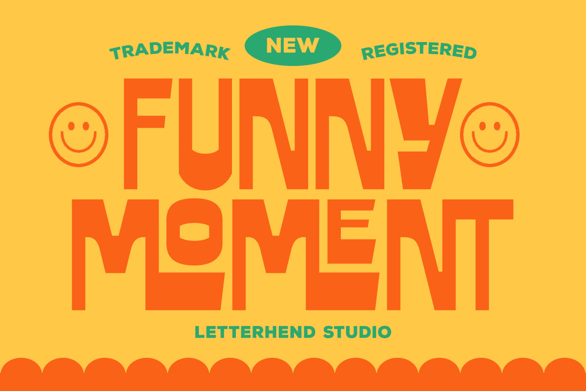 Funny Moment Retro Display freebies pop font