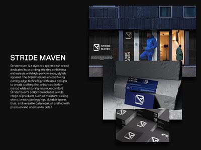 STRIDE MAVEN BRAND IDENTITY branding graphic design logo