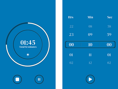 Countdown Timer Mobile UI Design - Daily UI #014 countdown timer daily ui mobile app mobile ui ui design