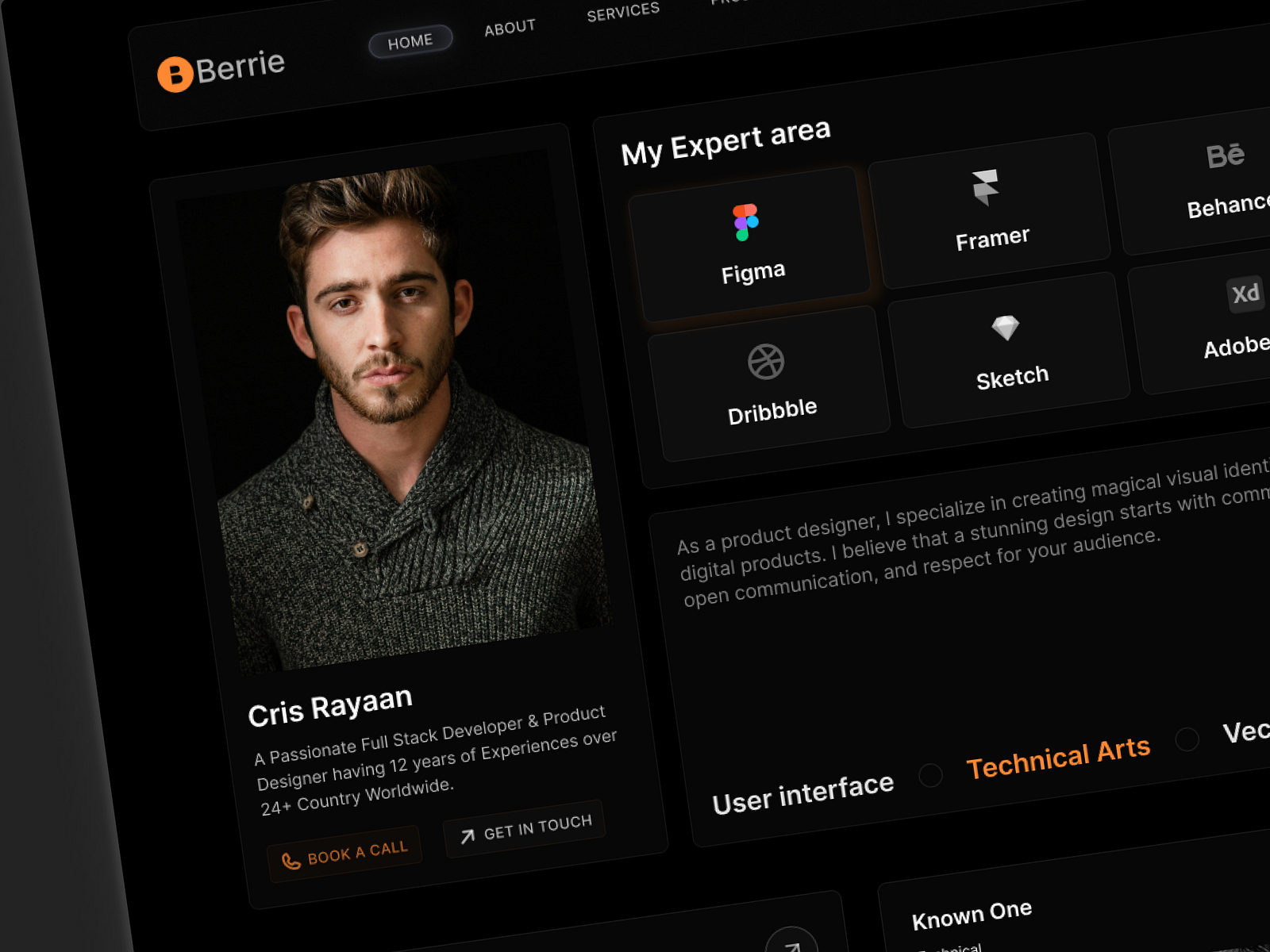 Personal Portfolio Website By Templategum On Dribbble Personal Portfolio Website By Templategum On Dribbble