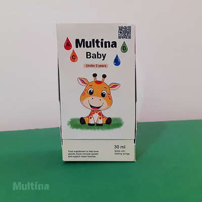 Packaging Design Multina for under 2 years illustration packaging packaging design