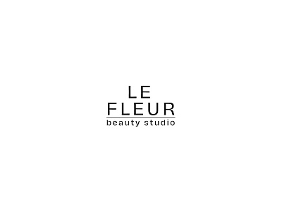 LE FLEUR beauty studio after effects animation design figma minimalism motion design ui web design