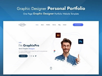 GraphixPro – Graphic Designer Professional Portfolio Template bootstrap css3 design designer portfolio template designer template designtocodes graphic designer graphixpro one page one page portfolio personal portfolio portfolio template professional portfolio professional portfolio template